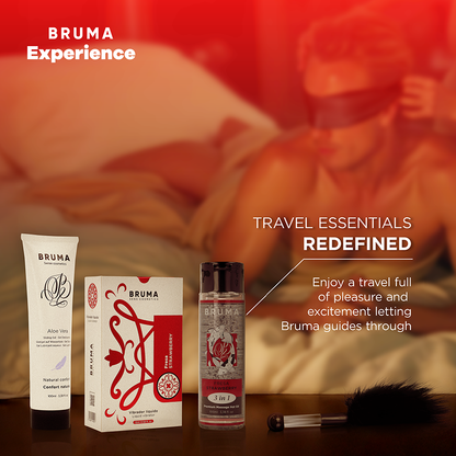 BRUMA XPERIENCE - SWEET STRAWBERRY VIBRO-ORGASMIC TEMPTATION KIT - My naughty haven #