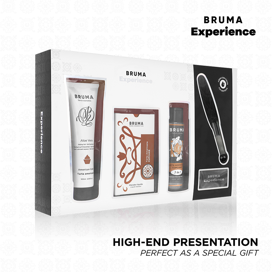 BRUMA XPERIENCE - SWEET TEMPTATION KIT VIBRO-ORGASMIC AMERICAN CAKE - My naughty haven #