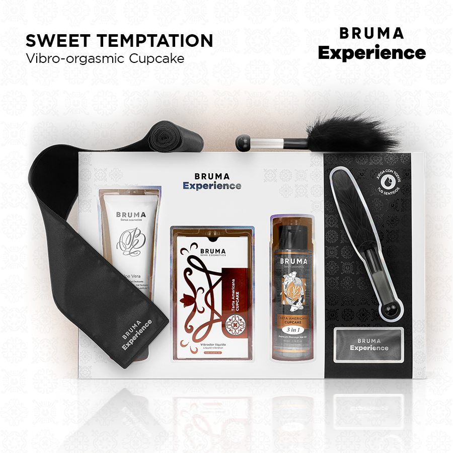 BRUMA XPERIENCE - SWEET TEMPTATION KIT VIBRO-ORGASMIC AMERICAN CAKE - My naughty haven #