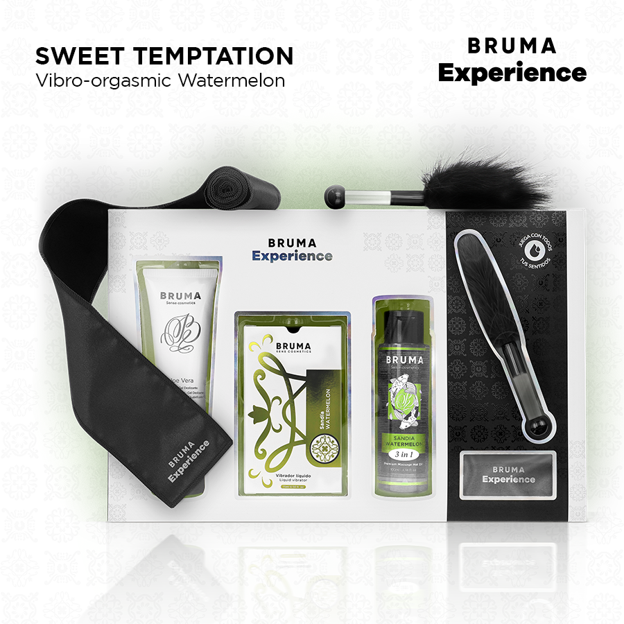 BRUMA XPERIENCE - SWEET TEMPTATION KIT VIBRO-ORGASMIC WATERMELON - My naughty haven #