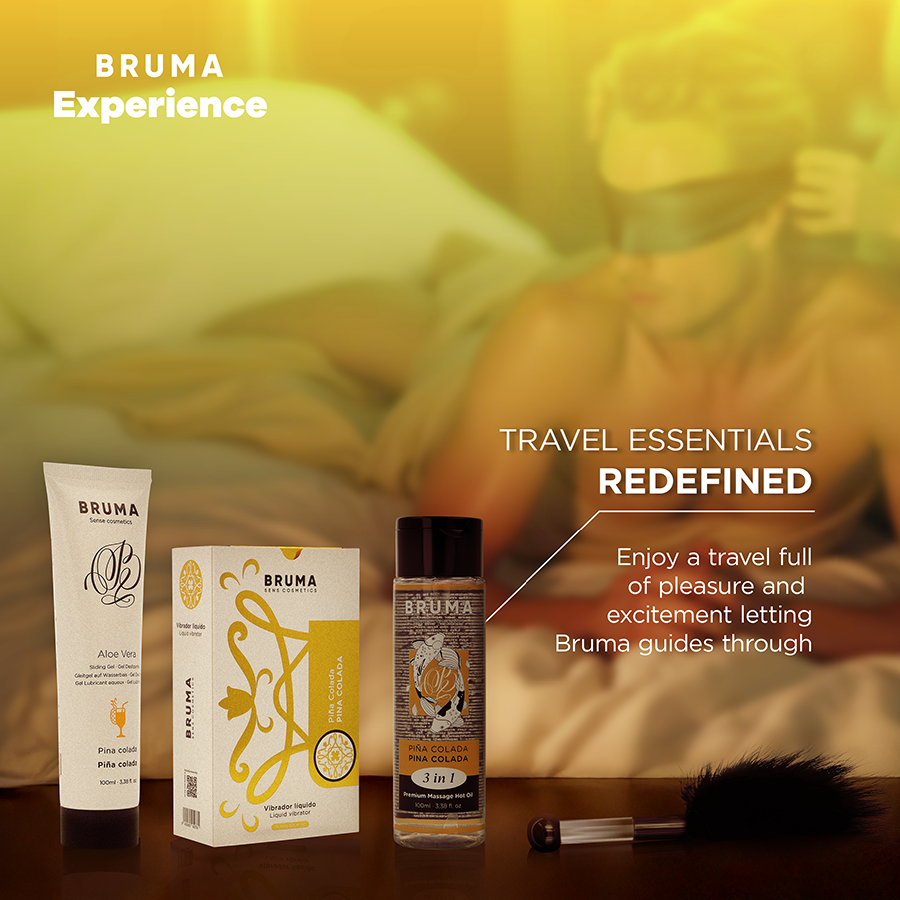 BRUMA XPERIENCE - VIBRO-ORGASMIC PINA COLADA SWEET TEMPTATION KIT - My naughty haven #