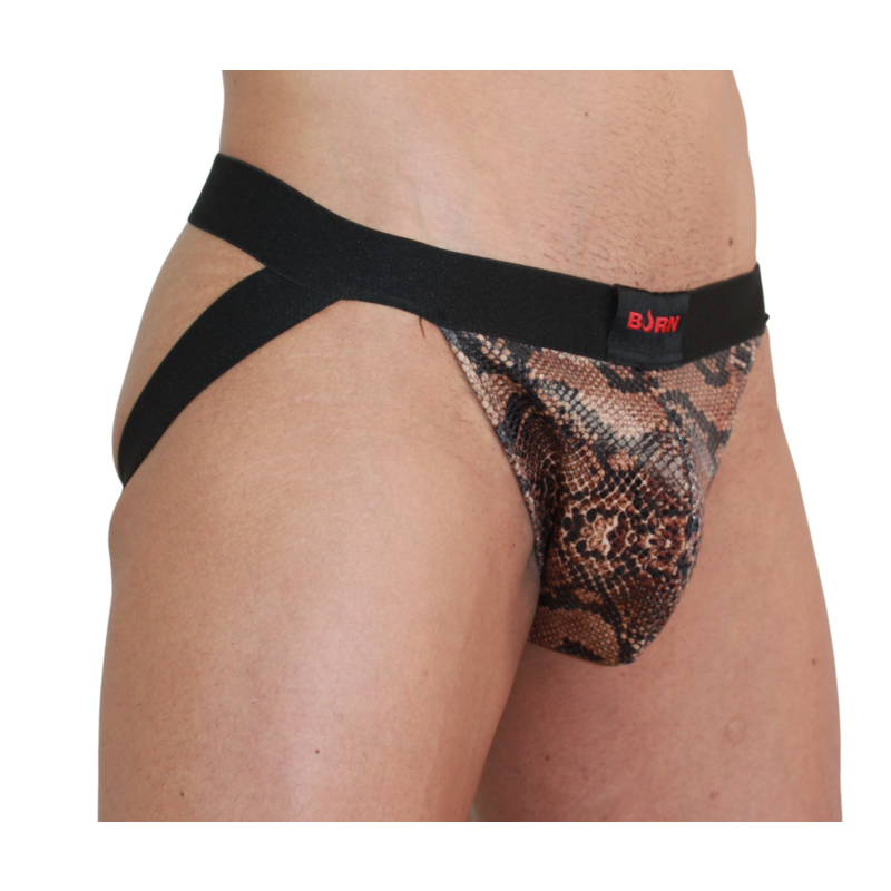 BURN - 002 JOCK SNAKE BLACK S - My naughty haven #
