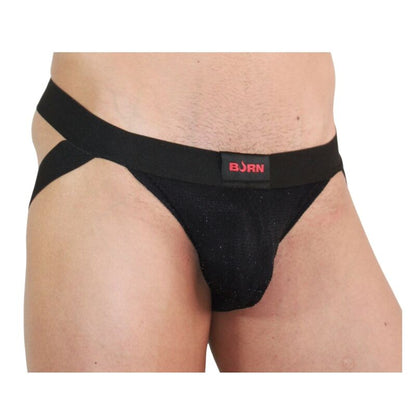 BURN - 003 JOCK SHINY BLACK S - My naughty haven #