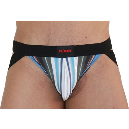 BURN - 009 JOCK MULTICOLOR / BLACK S - My naughty haven #