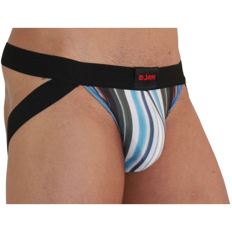 BURN - 009 JOCK MULTICOLOR / BLACK S - My naughty haven #