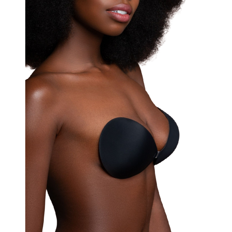 BYE-BRA - BRA INVISIBLE BLACK CUP A - My naughty haven #