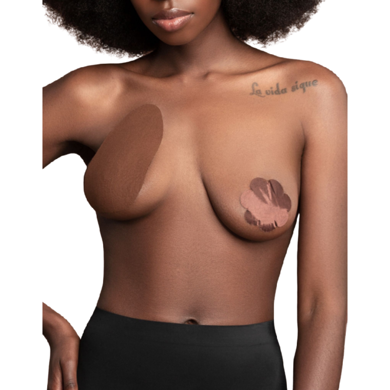 BYE-BRA - BREASTS ENHANCER + 3 PAIRS OF SATIN BEIGE CUP A/C - My naughty haven #