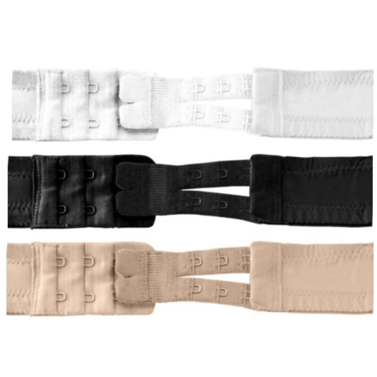 BYE-BRA - Удължители за сутиен с 2 кукички (3 броя)