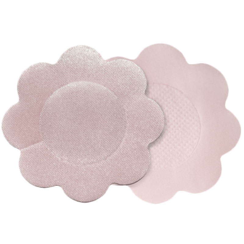 BYE-BRA - FLOWER NIPPLE CUPS PACK 3 UNITS SIZE M - My naughty haven #