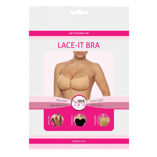 BYE-BRA - LACE-IT ENHANCEMENT PUSH-UP BLACK CUP B - My naughty haven #