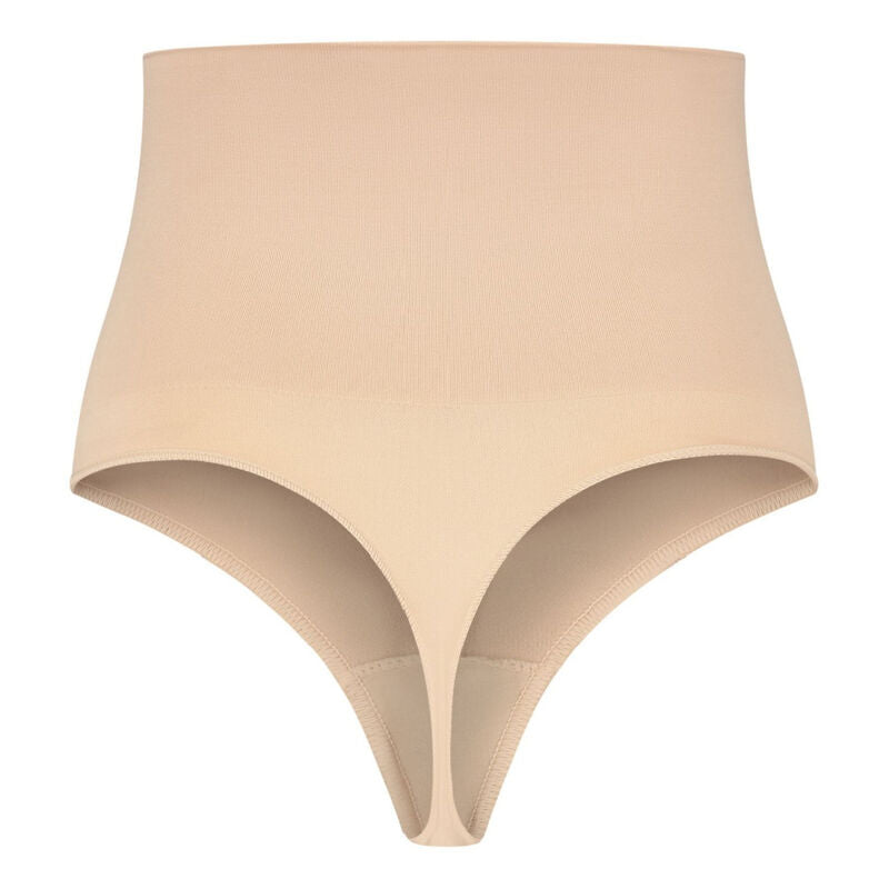 BYE-BRA - THONG STYLE SEAMLESS GIRDLE BEIGE SIZE S - My naughty haven #