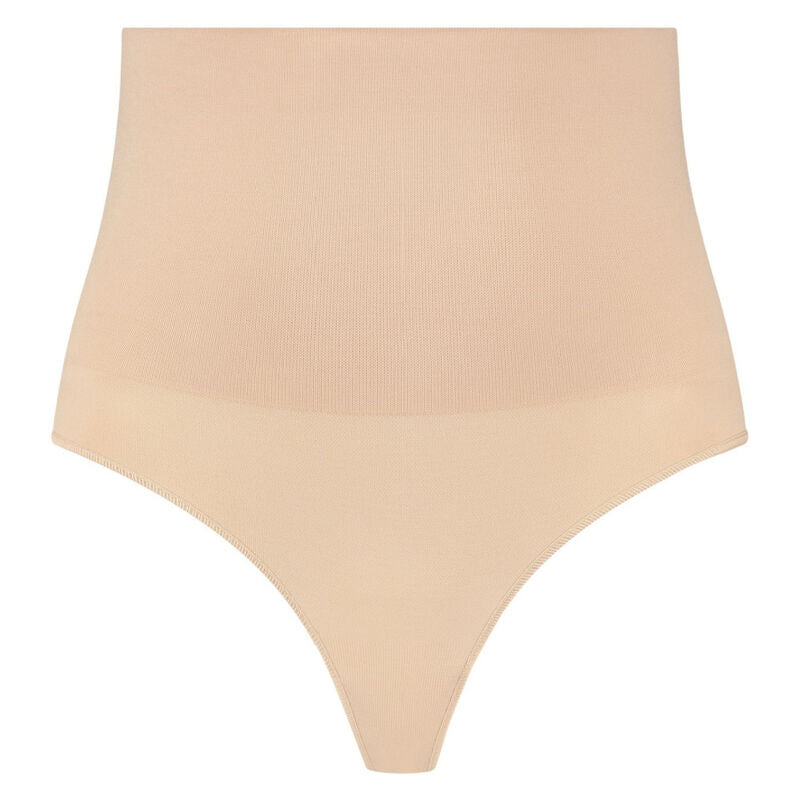 BYE-BRA - THONG STYLE SEAMLESS GIRDLE BEIGE SIZE S - My naughty haven #