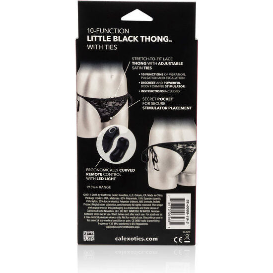 CALEXOTICS - 10 FUNCTION THONG WITH TIES - My naughty haven #
