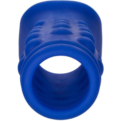 CALEXOTICS - ADMIRAL BEADED PENIS COVER LIQUID SILICONE BLUE - My naughty haven #