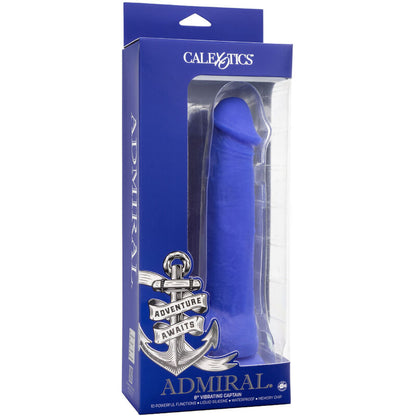 CALEXOTICS - ADMIRAL CAPTAIN REALISTIC DILDO VIBRATOR BLUE - My naughty haven #