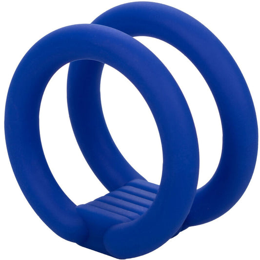 CALEXOTICS - ADMIRAL DUAL COCK CAGE BLUE - My naughty haven #