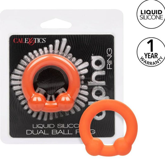 CALEXOTICS - ALPHA DUAL BALL RING ORANGE - My naughty haven #