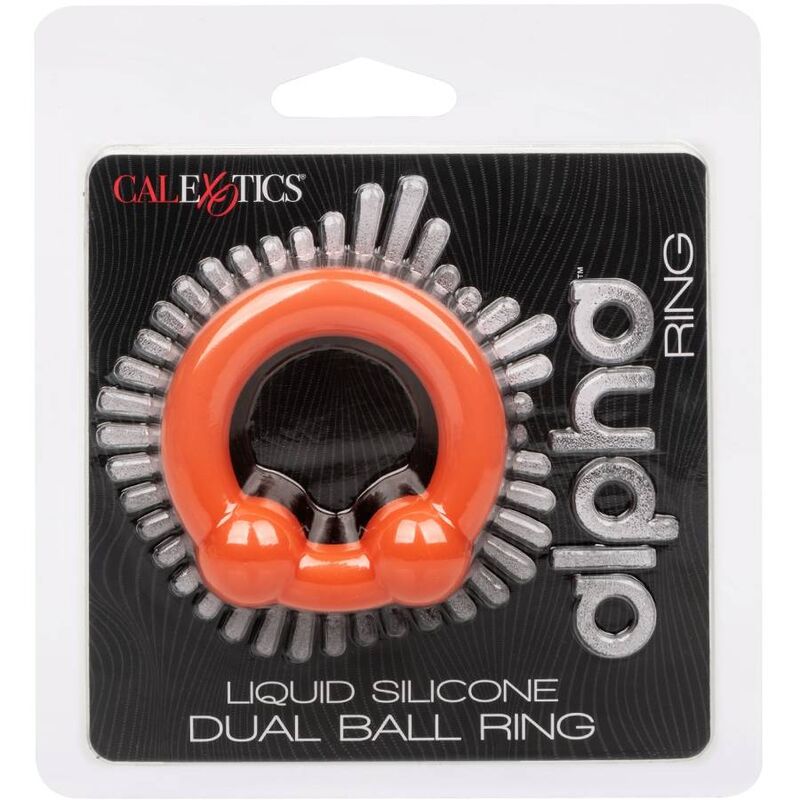 CALEXOTICS - ALPHA DUAL BALL RING ORANGE - My naughty haven #