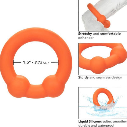 CALEXOTICS - ALPHA DUAL BALL RING ORANGE - My naughty haven #
