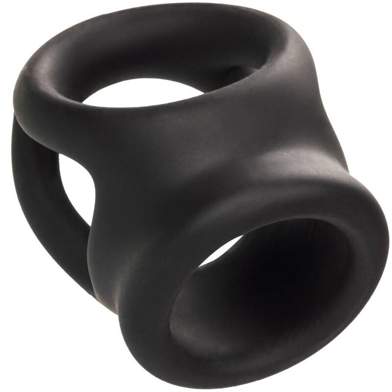 CALEXOTICS - ALPHA DUAL CAGE RING BLACK - My naughty haven #