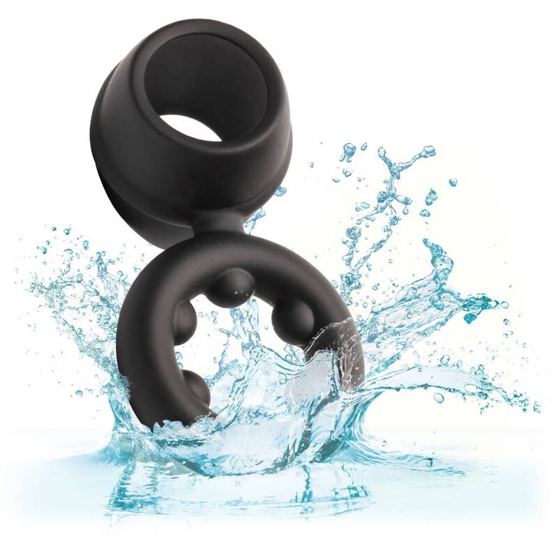 CALEXOTICS - ALPHA DUAL MAGNUM RING BLACK - My naughty haven #