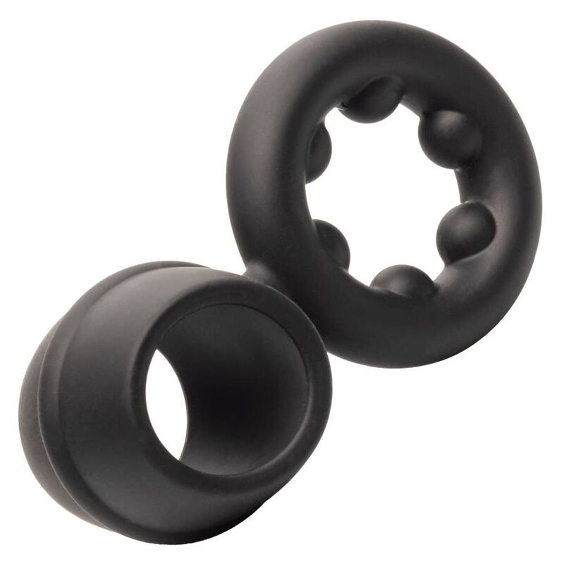 CALEXOTICS - ALPHA DUAL MAGNUM RING BLACK - My naughty haven #