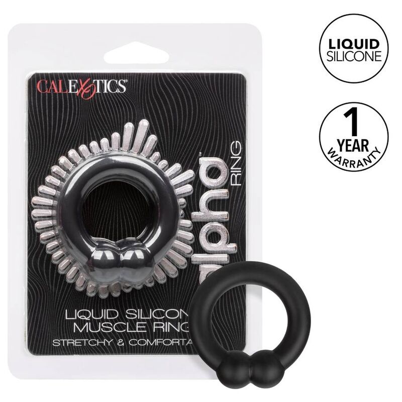 CALEXOTICS - ALPHA MUSCLE RING BLACK - My naughty haven #