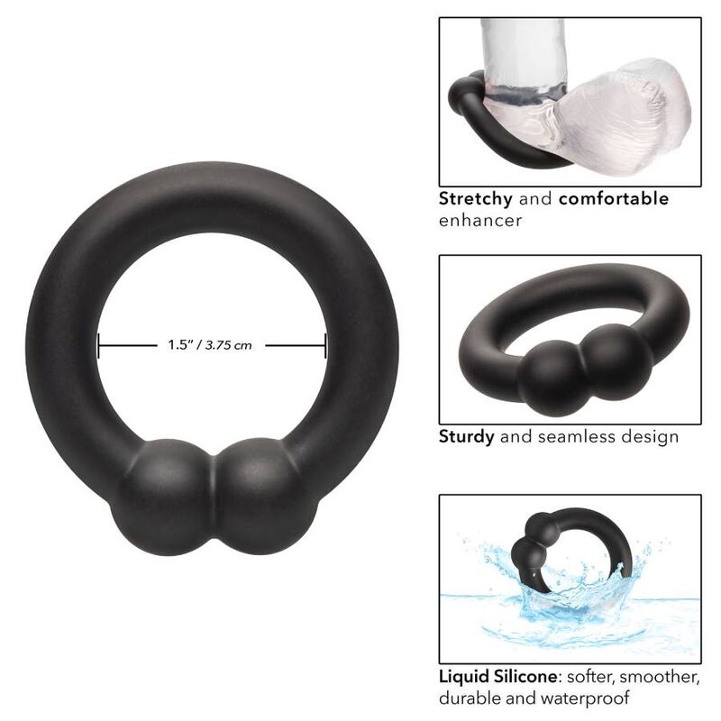 CALEXOTICS - ALPHA MUSCLE RING BLACK - My naughty haven #