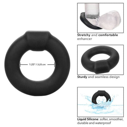 CALEXOTICS - ALPHA OPTIMUM RING BLACK - My naughty haven #