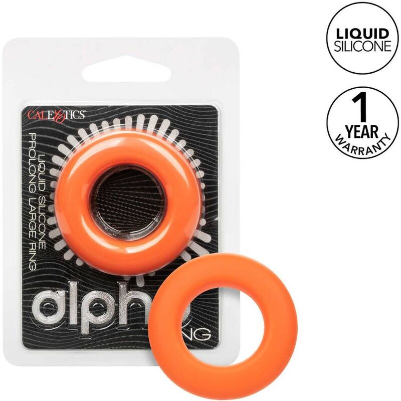 CALEXOTICS - ALPHA PROLONG LARGE RING ORANGE - My naughty haven #