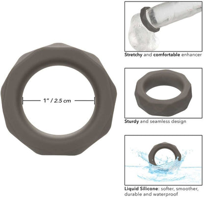 CALEXOTICS - ALPHA PROLONG PRISMATIC RING GREY - My naughty haven #