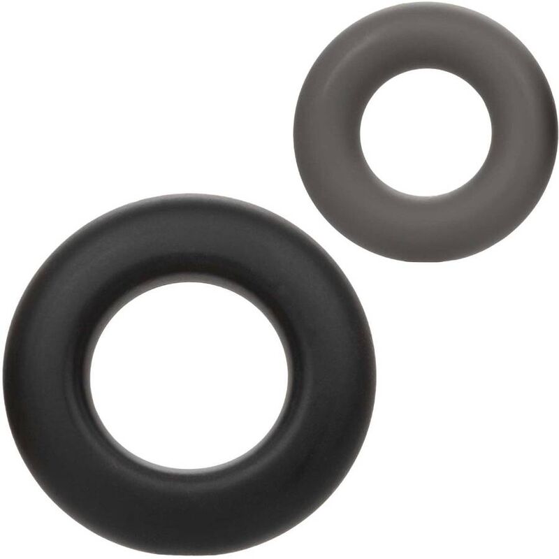 CALEXOTICS - ALPHA PROLONG SET OF 2 RING GREY - My naughty haven #
