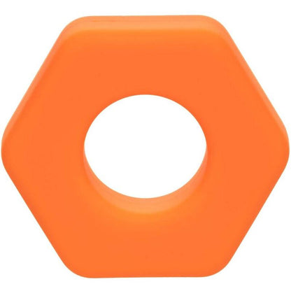 CALEXOTICS - ALPHA PROLONG SEXAGON RING ORANGE - My naughty haven #