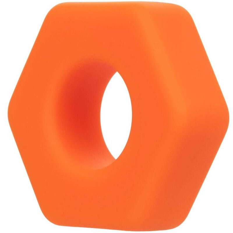 CALEXOTICS - ALPHA PROLONG SEXAGON RING ORANGE - My naughty haven #