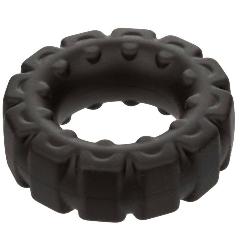 CALEXOTICS - ALPHA PROLONG TREAD RING BLACK - My naughty haven #