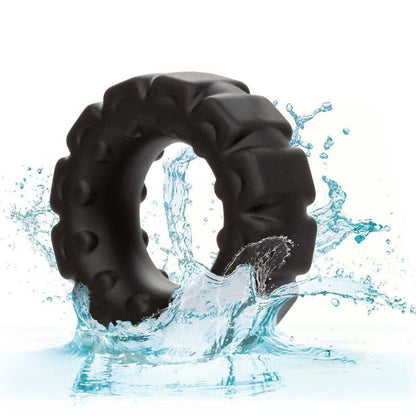 CALEXOTICS - ALPHA PROLONG TREAD RING BLACK - My naughty haven #