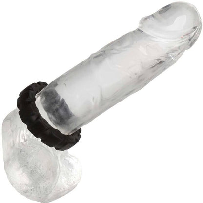 CALEXOTICS - ALPHA PROLONG TREAD RING BLACK - My naughty haven #