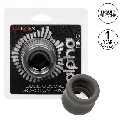 CALEXOTICS - ALPHA SCROTUM STRETCHING RING BLACK - My naughty haven #