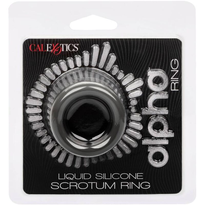 CALEXOTICS - ALPHA SCROTUM STRETCHING RING BLACK - My naughty haven #