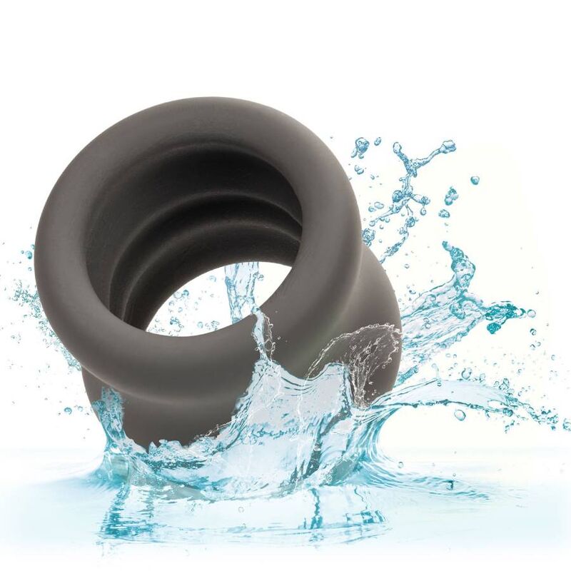 CALEXOTICS - ALPHA SCROTUM STRETCHING RING BLACK - My naughty haven #