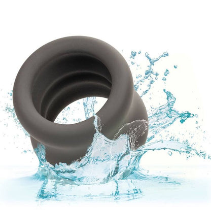 CALEXOTICS - ALPHA SCROTUM STRETCHING RING BLACK - My naughty haven #