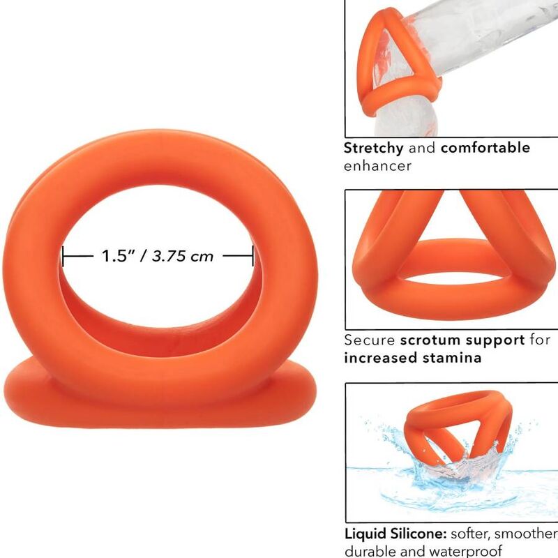 CALEXOTICS - ALPHA TRI-RING ORANGE - My naughty haven #