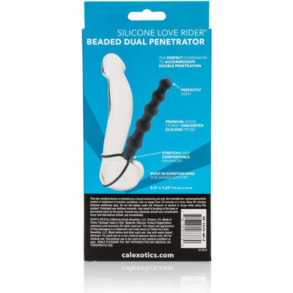 CALEXOTICS - BEADED DUAL PENETRATOR BLACK - My naughty haven #