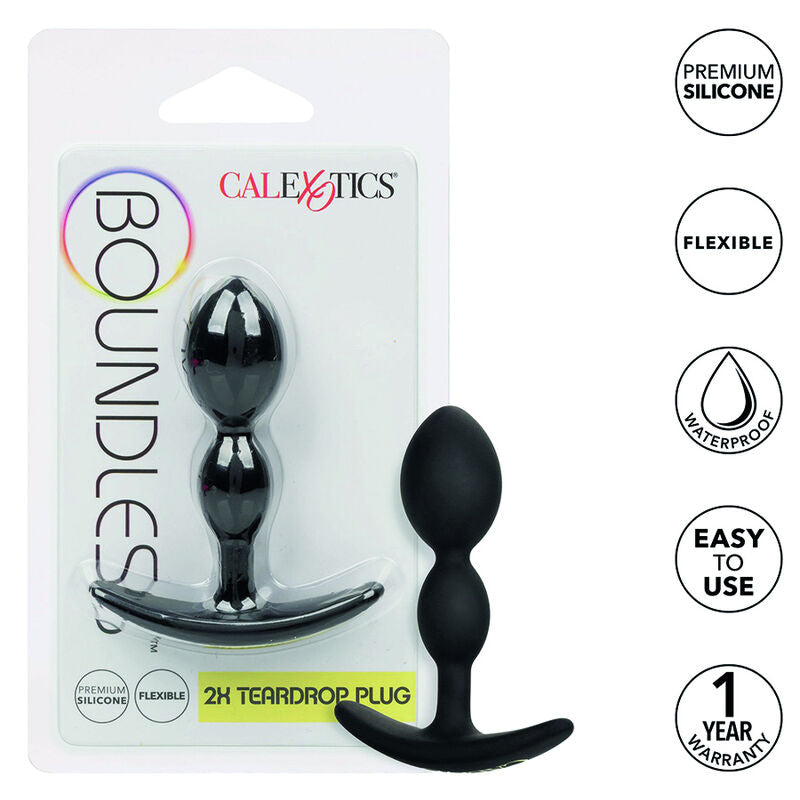 CALEXOTICS - BOUNDLESS 2X TEARDROP PLUG - My naughty haven #