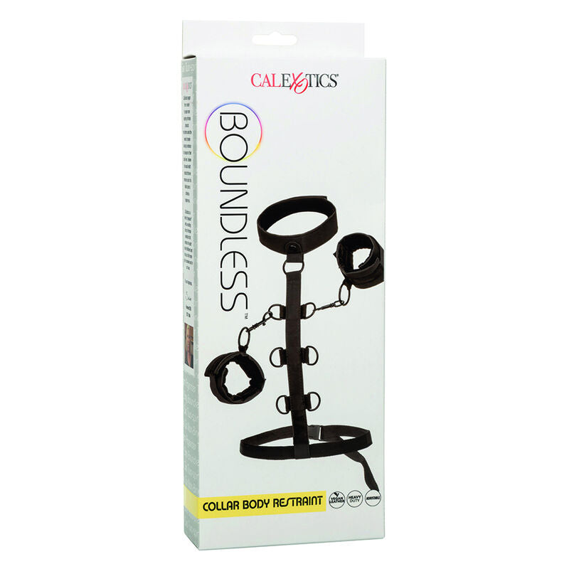 CALEXOTICS - Boundless Collar Body Restraint – Колан за тяло с нашийник за фиксиране