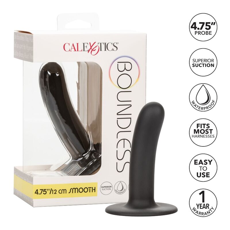 CALEXOTICS - BOUNDLESS DILDO 12 CM HARNESS COMPATIBLE SMOOTH - My naughty haven #