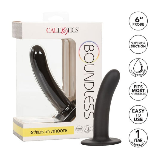 CALEXOTICS - BOUNDLESS DILDO 15.25 CM HARNESS COMPATIBLE SMOOTH - My naughty haven #