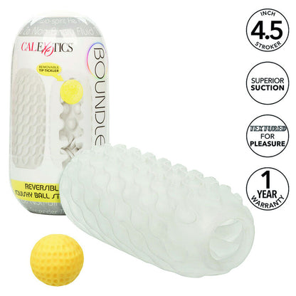 CALEXOTICS - BOUNDLESS REVERSIBLE SQUISHY BALL STROKE GREY - My naughty haven #