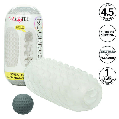 CALEXOTICS - BOUNDLESS REVERSIBLE SQUISHY BALL STROKE YELLOW - My naughty haven #