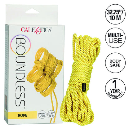 CALEXOTICS - BOUNDLESS ROPE 10M YELLOW - My naughty haven #